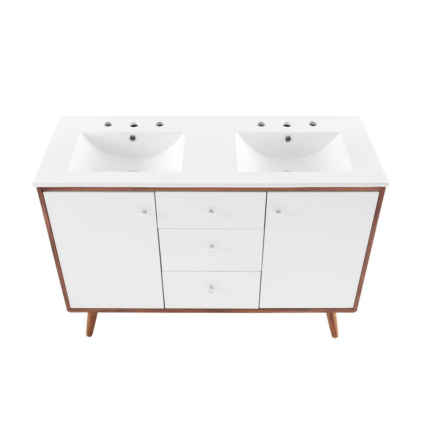 Transmit 48" Double Sink Bathroom Vanity by Modway