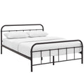 Maisie Stainless Steel Queen Bed Frame by Modway