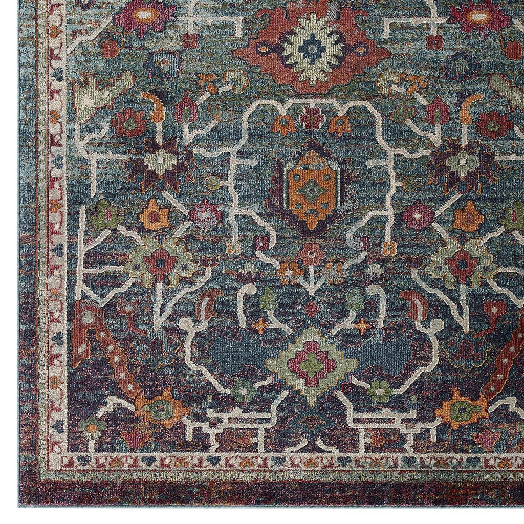 Tribute Every Distressed Vintage Floral 5x8 Area Rug by Modway
