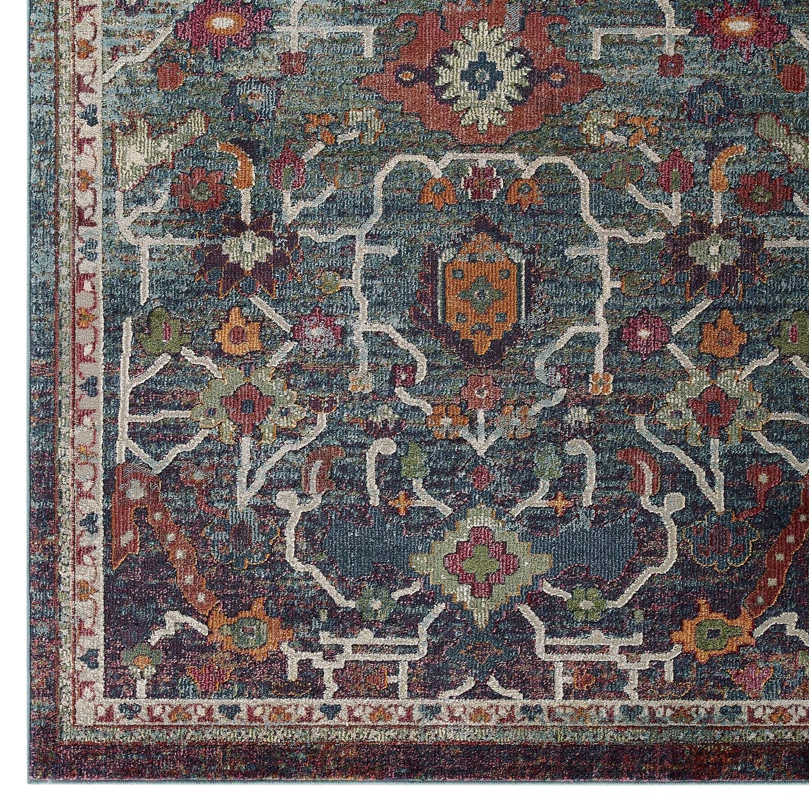 Tribute Every Distressed Vintage Floral 5x8 Area Rug by Modway