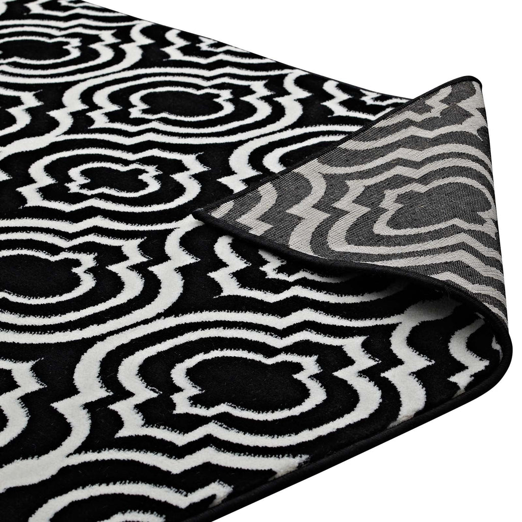 Frame Transitional Moroccan Trellis 5x8 Area Rug by Modway