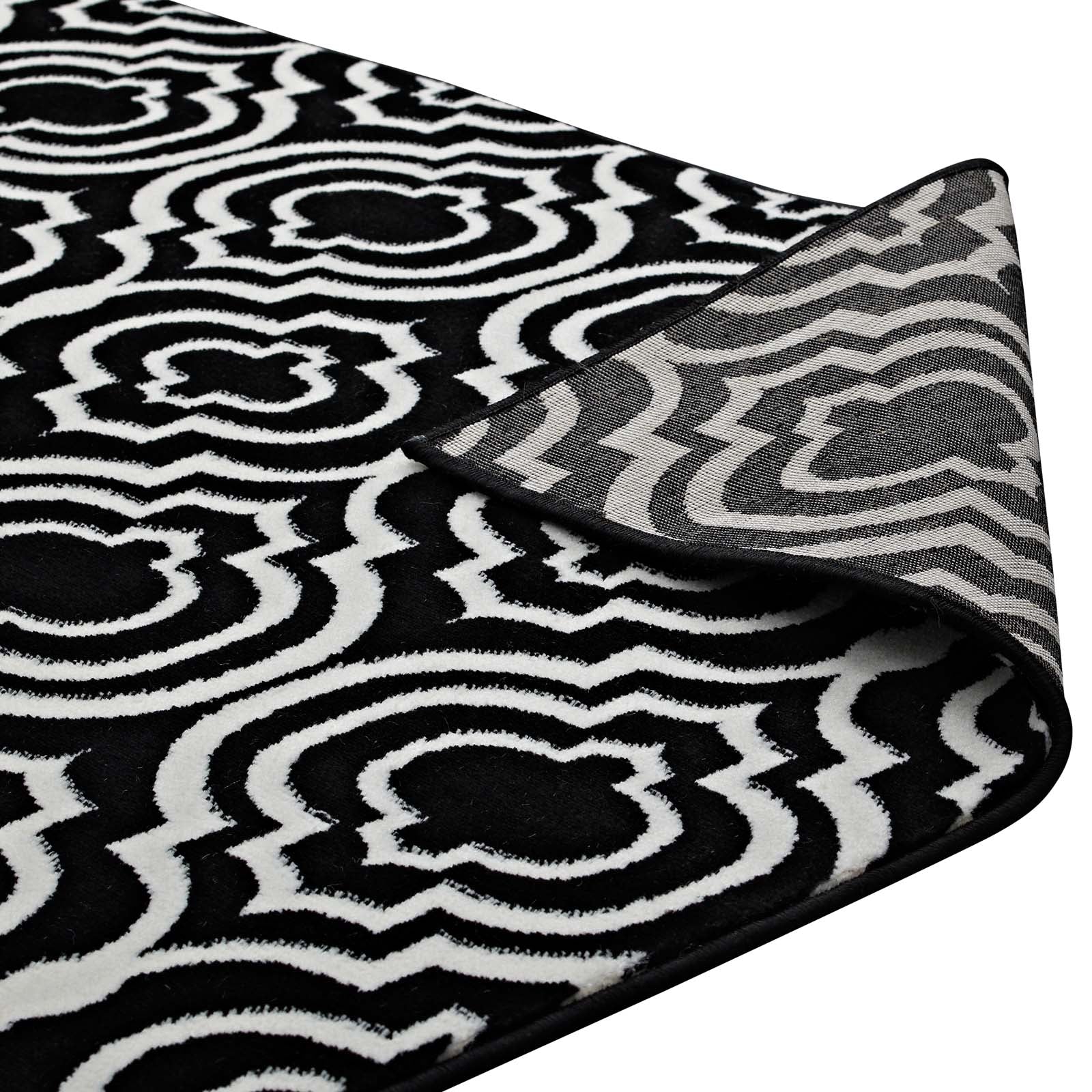 Frame Transitional Moroccan Trellis 5x8 Area Rug by Modway