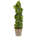 3.5' Grape Artificial Plant in Barrel Planter