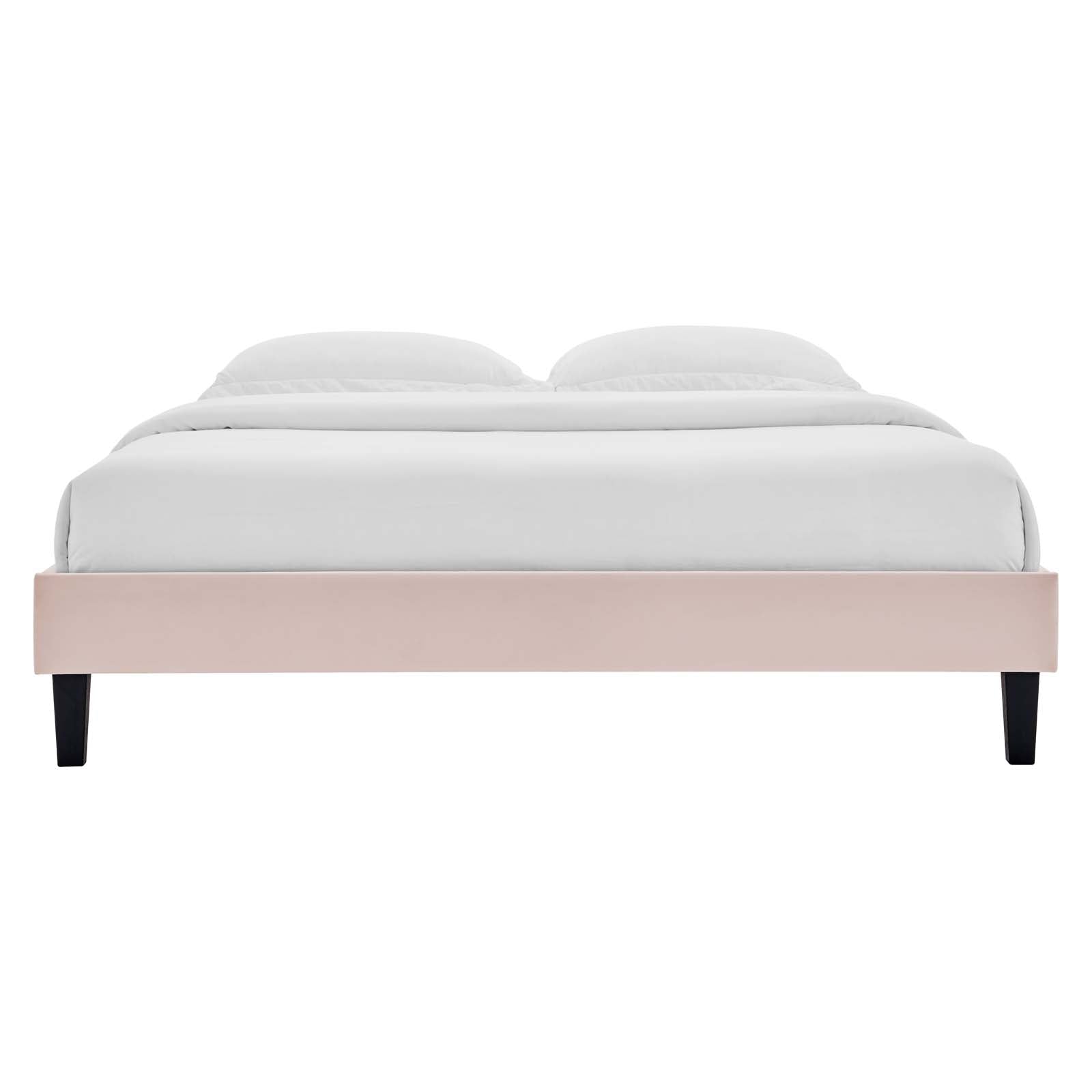 Reign Performance Velvet Full Platform Bed Frame by Modway
