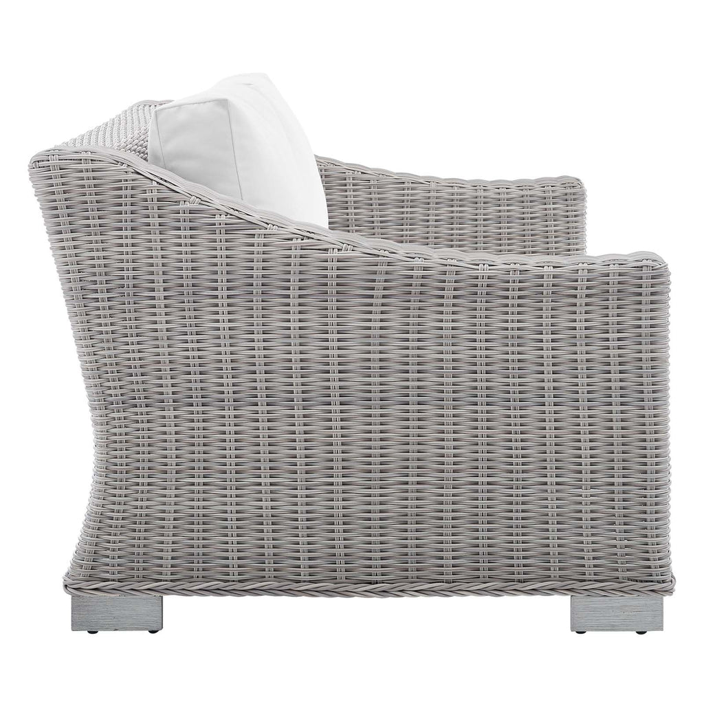 Conway 4-Piece Sunbrella¨ Outdoor Patio Wicker Rattan Furniture Set by Modway