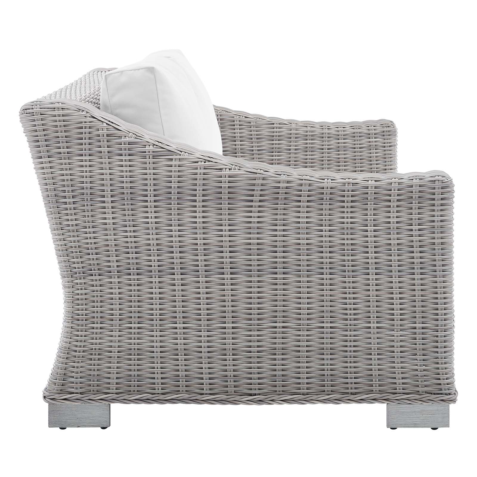 Conway 4-Piece Sunbrella¨ Outdoor Patio Wicker Rattan Furniture Set by Modway