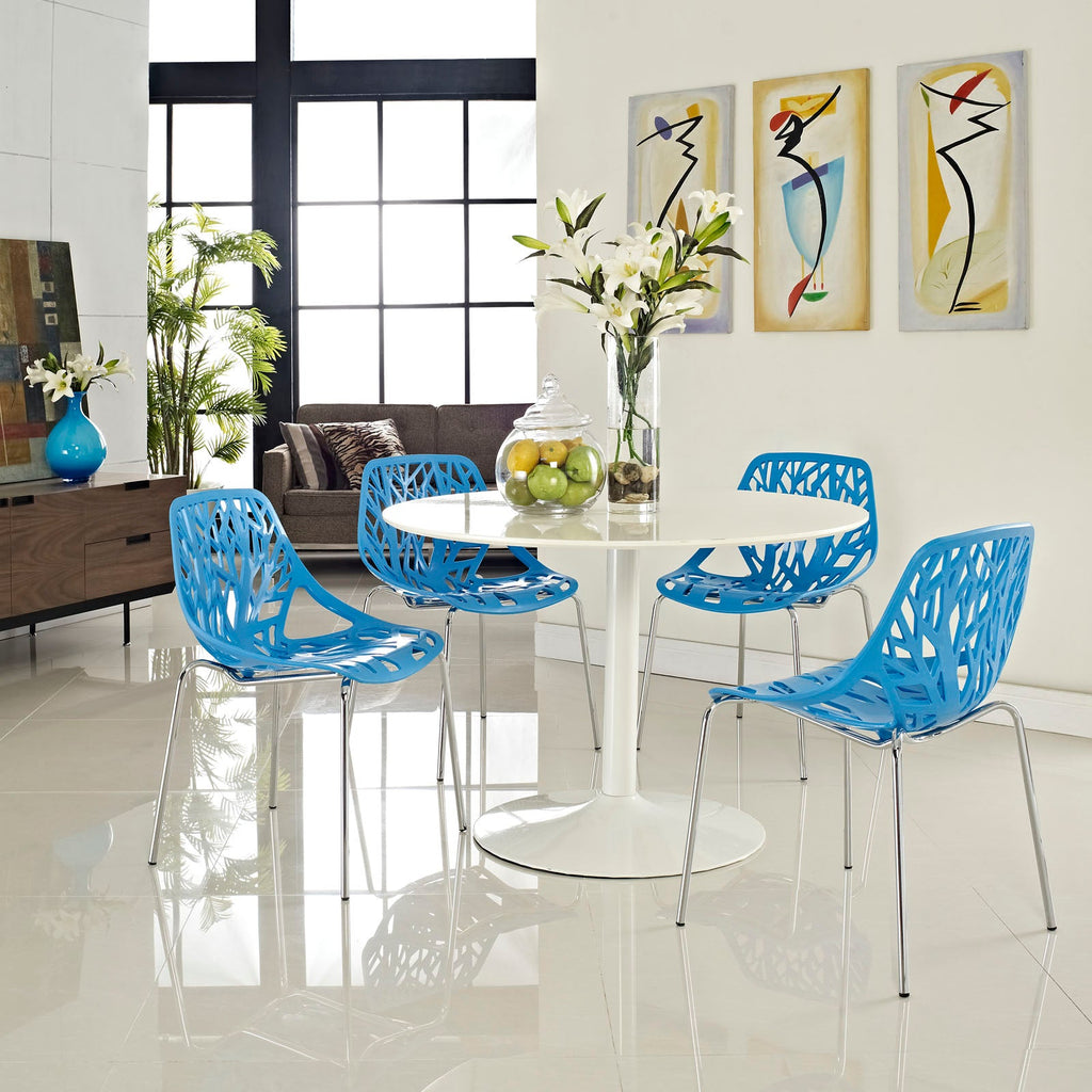 Stencil Dining Side Chair Set of 4 by Modway