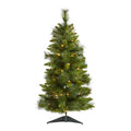 3' New Haven Pine Artificial Christmas Tree with 50 Warm White LED Lights