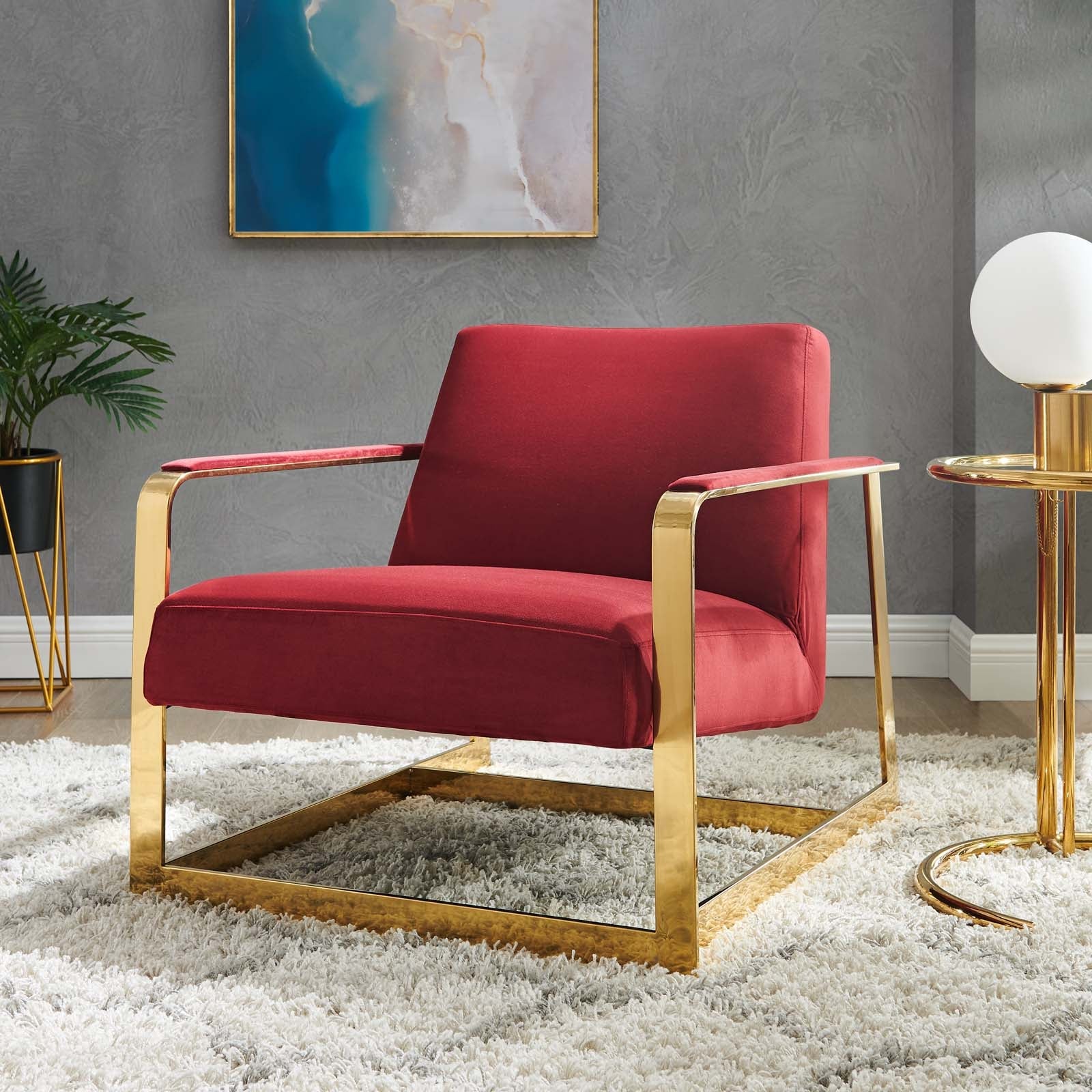 Seg Performance Velvet Accent Chair by Modway