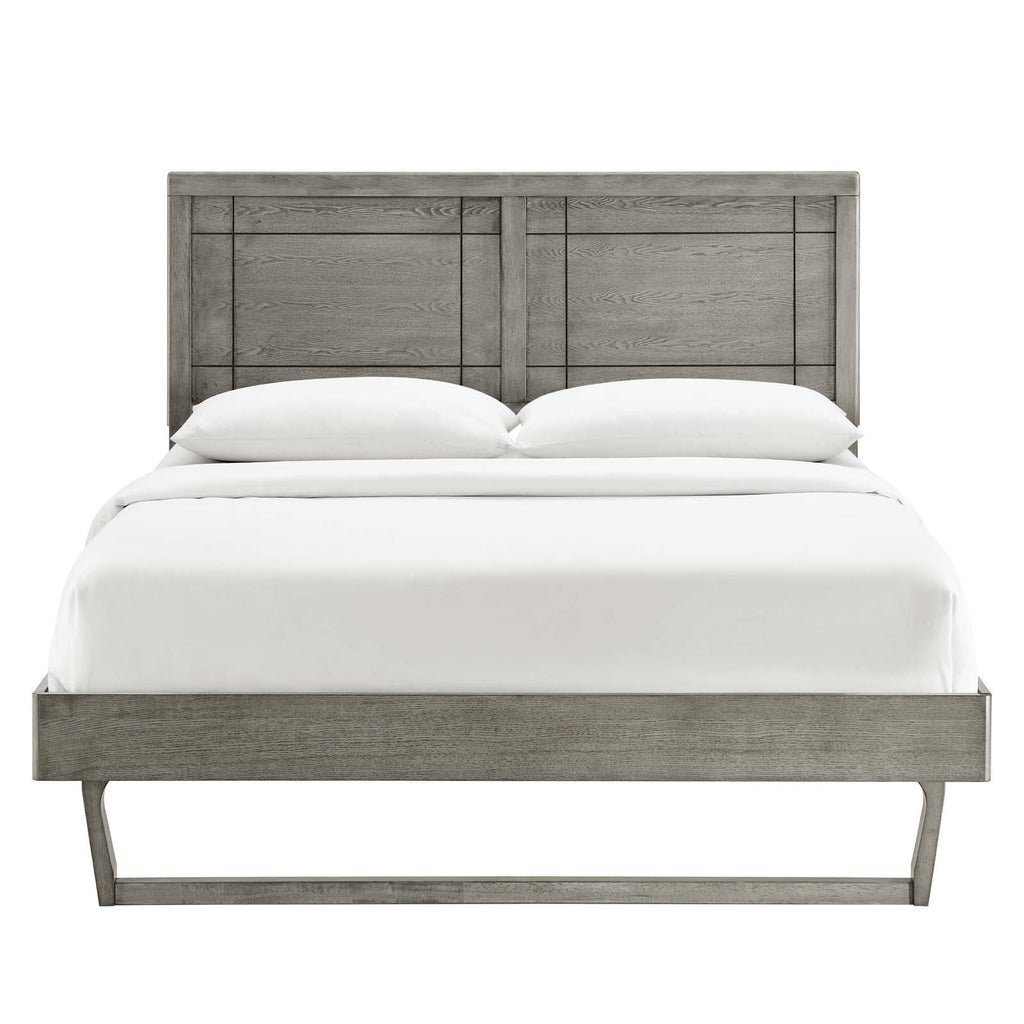 Marlee Wood Full Platform Bed With Angular Frame by Modway