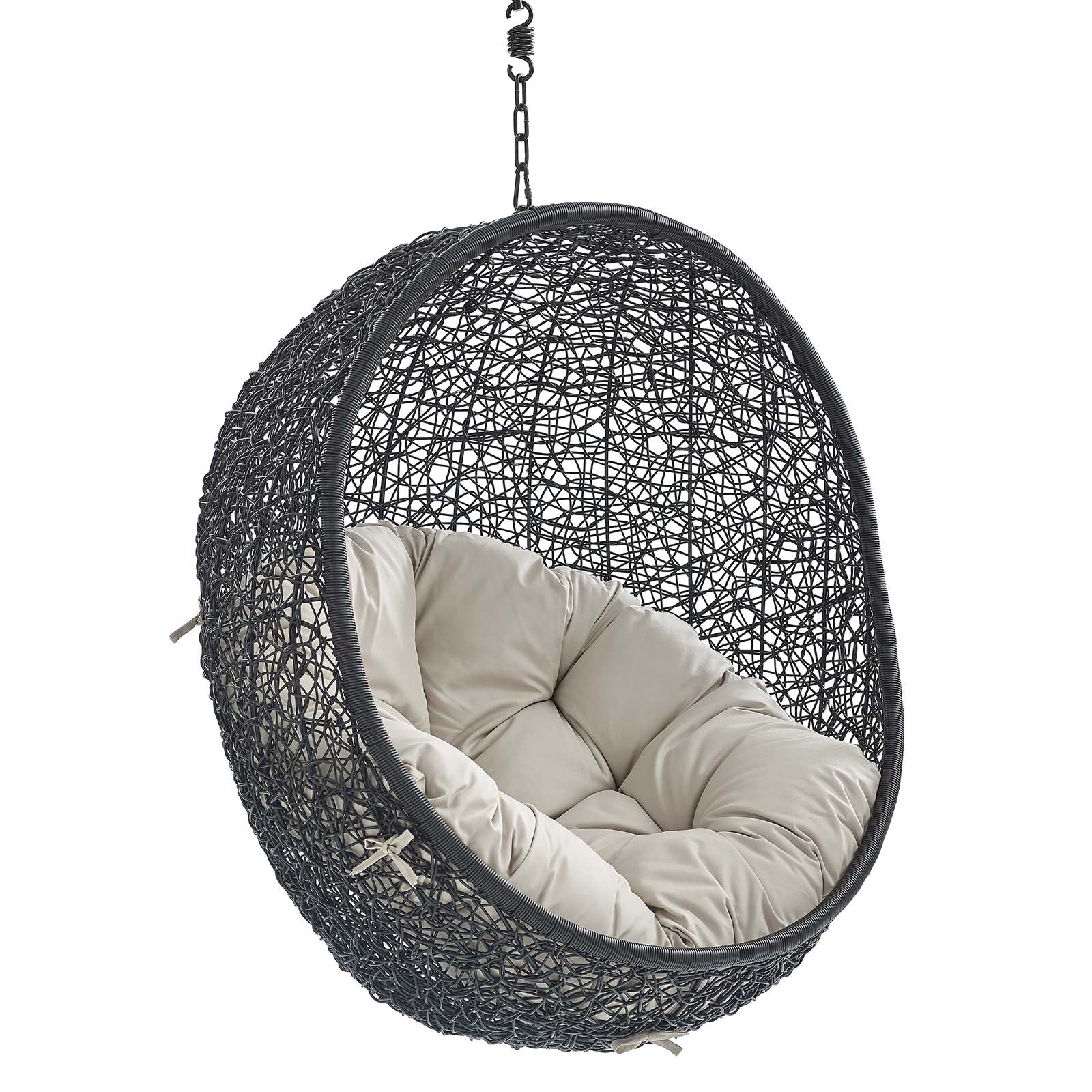 Encase Sunbrella¨ Fabric Swing Outdoor Patio Lounge Chair Without Stand by Modway