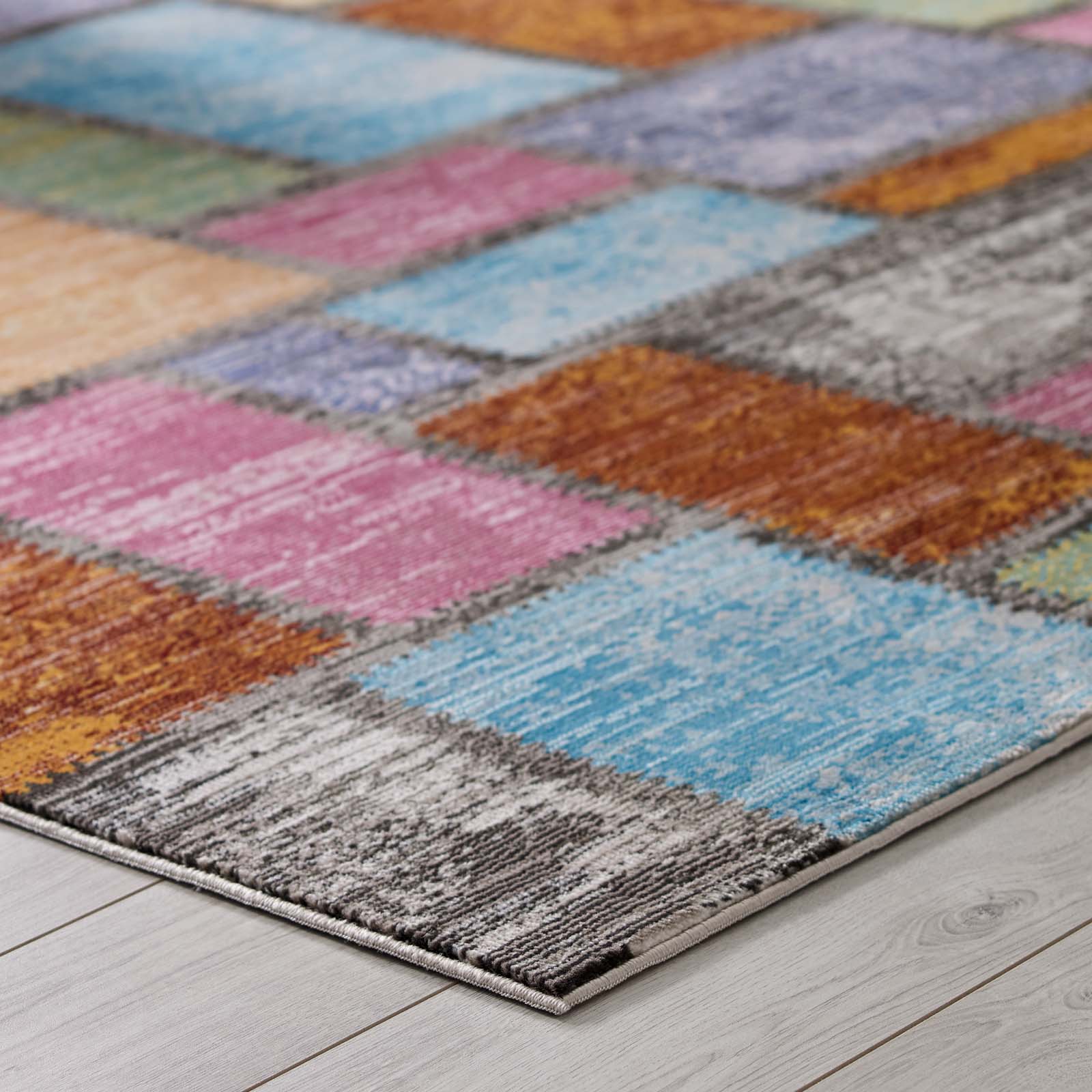 Success Nyssa Abstract Geometric Mosaic 8x10 Area Rug by Modway