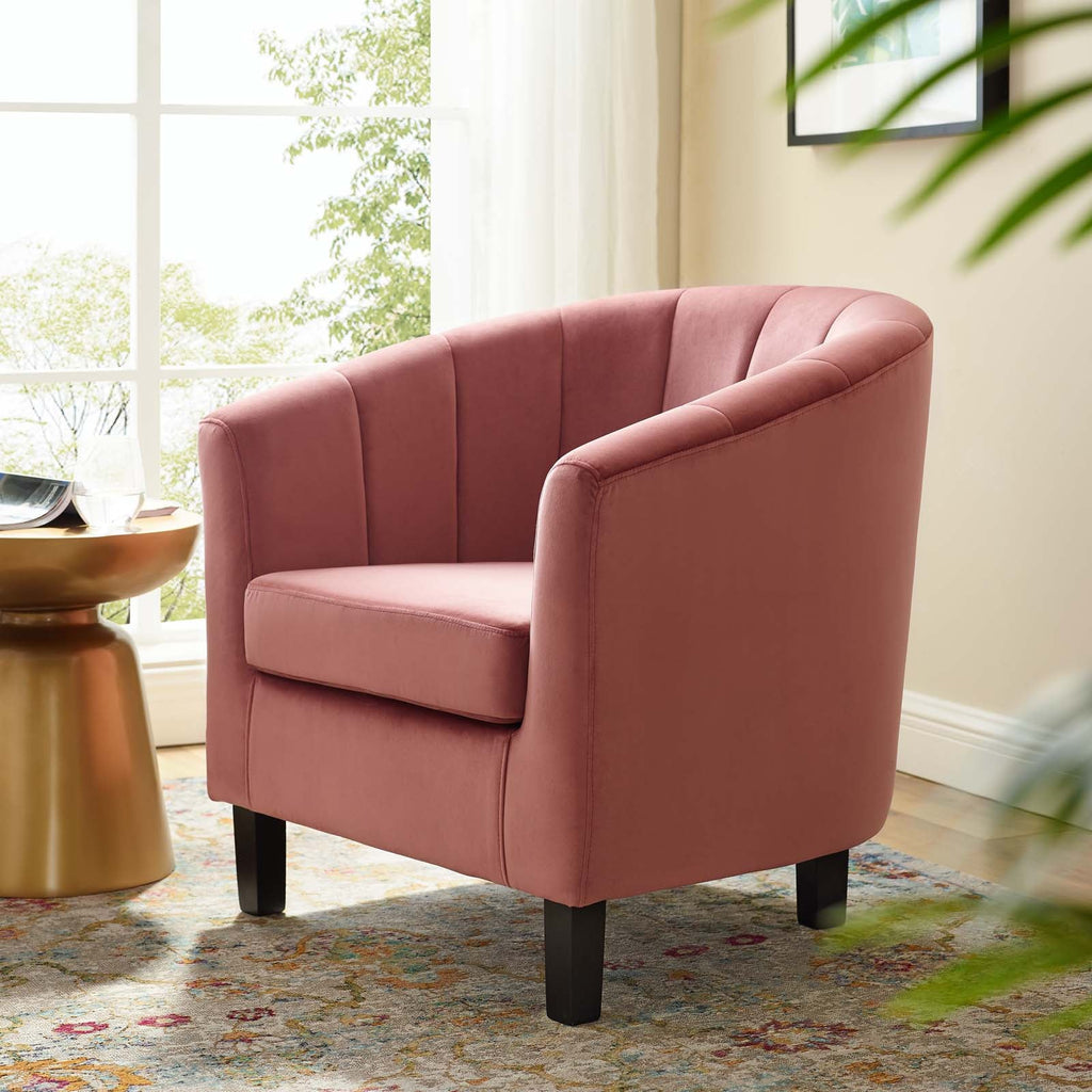 Prospect Channel Tufted Armchair