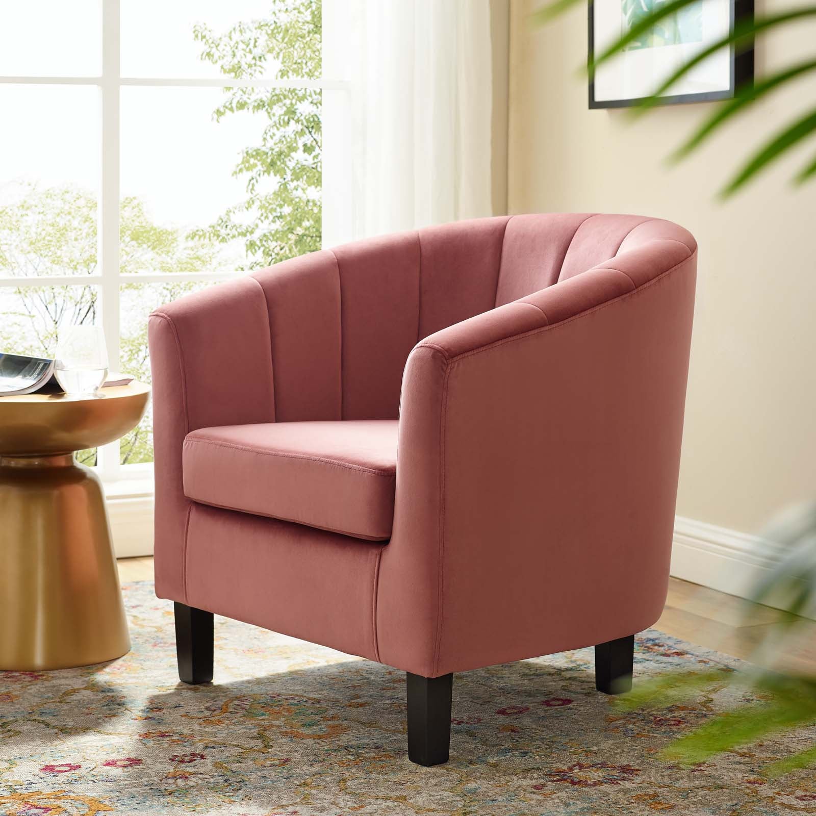 Prospect Channel Tufted Armchair