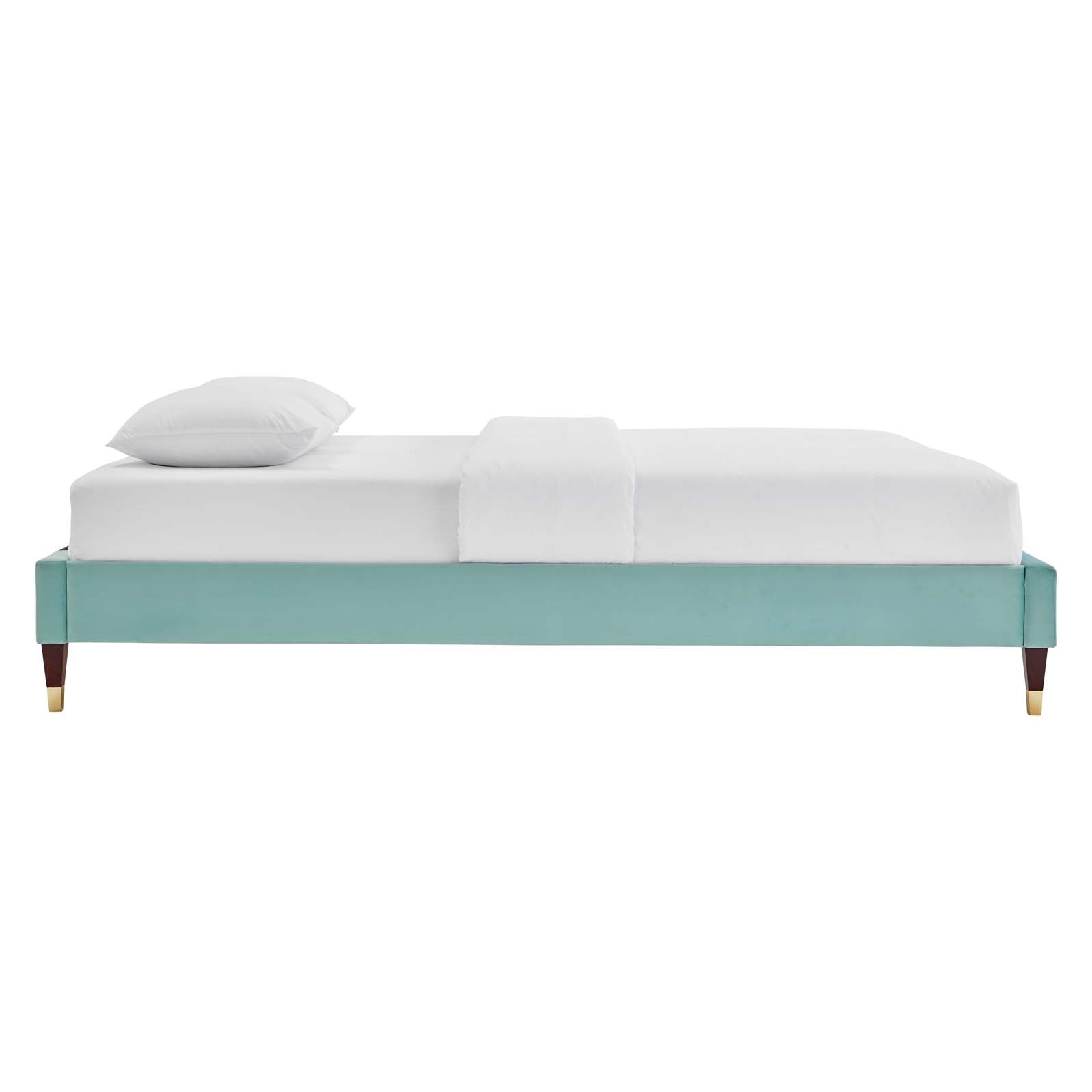 Harlow Performance Velvet Full Platform Bed Frame by Modway