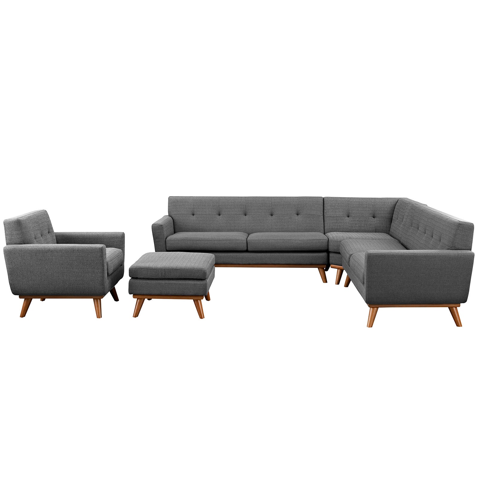 Engage 5 Piece Sectional Sofa by Modway