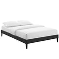 Tessie Vinyl Full Bed Frame with Squared Tapered Legs by Modway