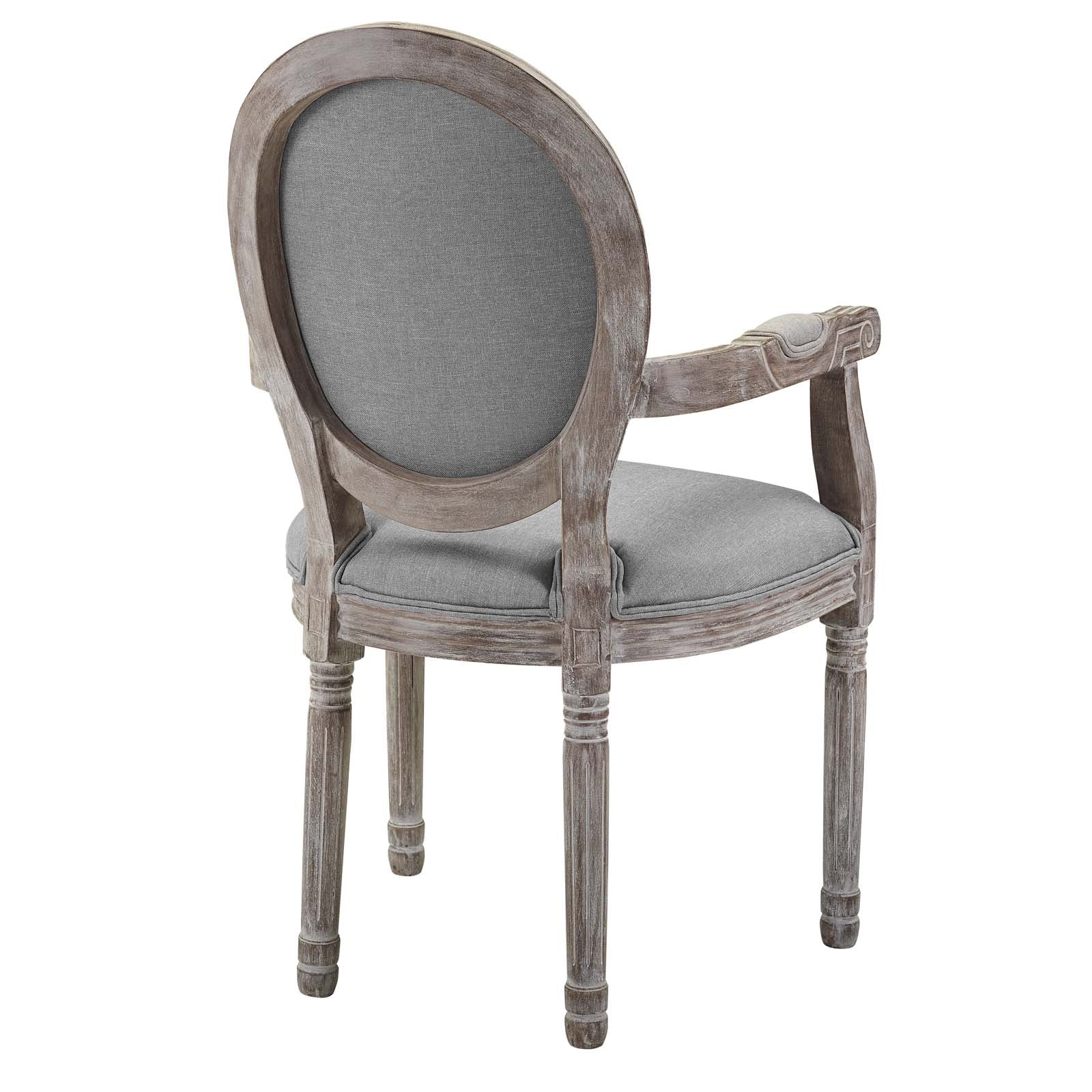 Emanate Upholstered Fabric Dining Armchair Set of 2 by Modway