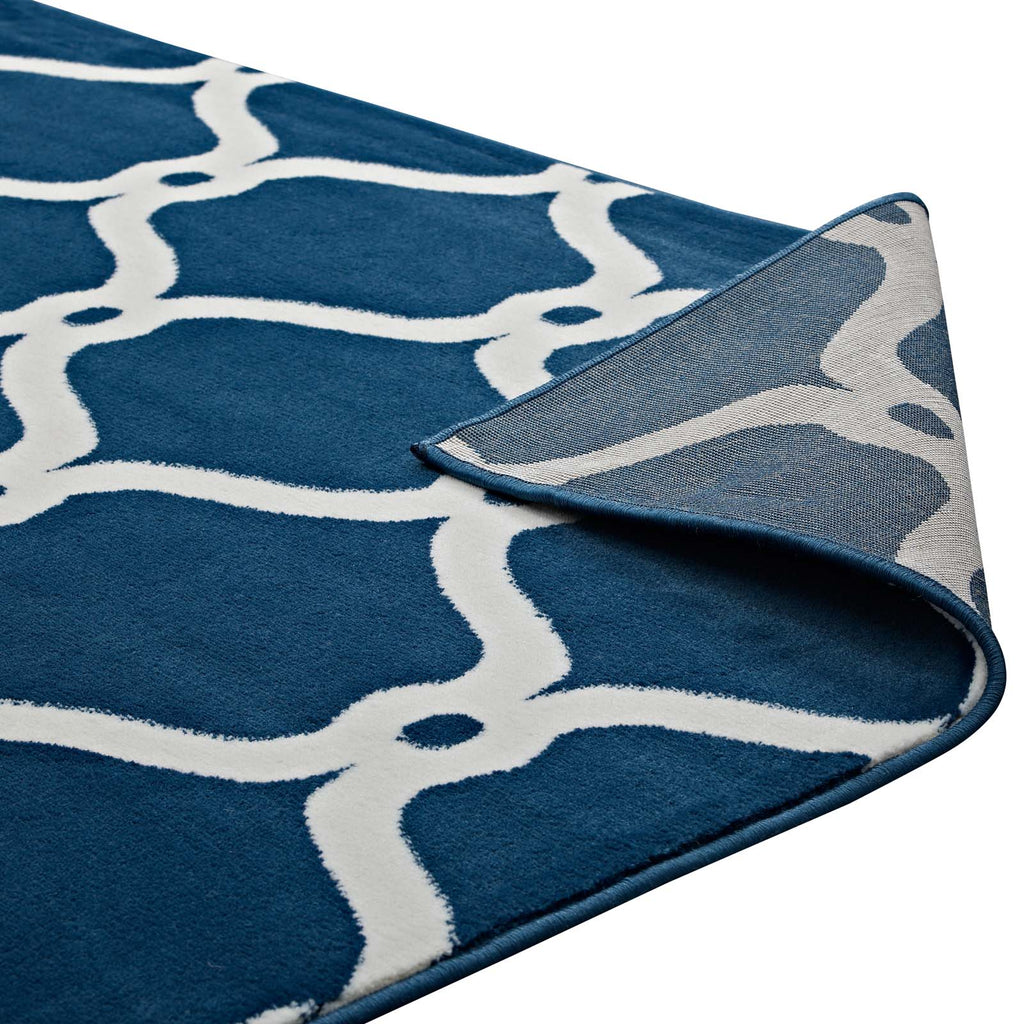 Beltara Chain Link Transitional Trellis 5x8 Area Rug by Modway