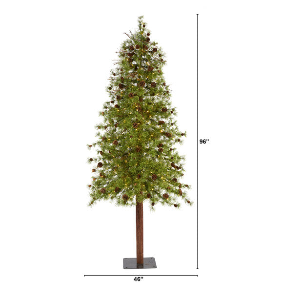 8' Wyoming Alpine Artificial Christmas Tree