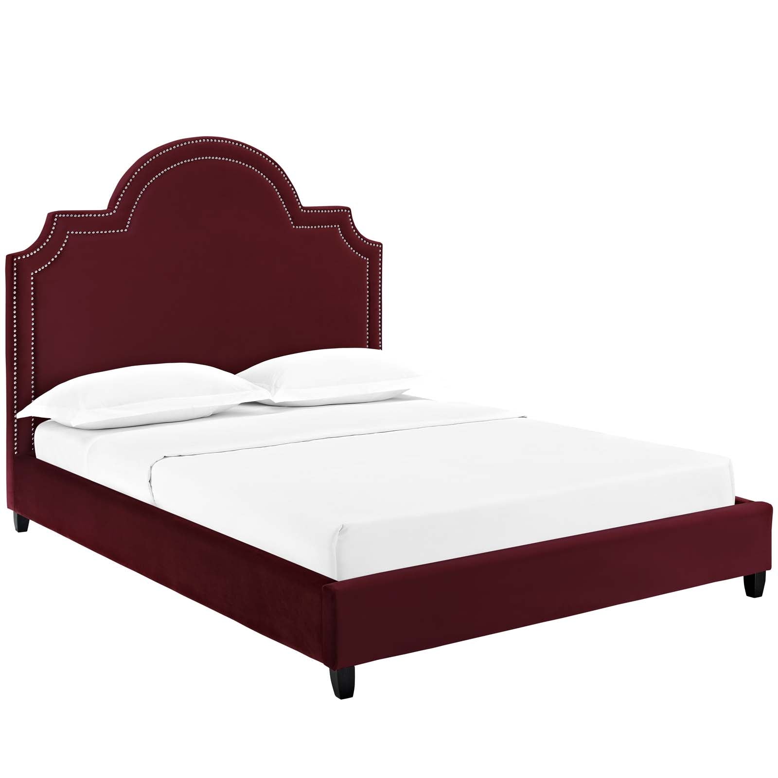 Primrose Performance Velvet Queen Platform Bed by Modway