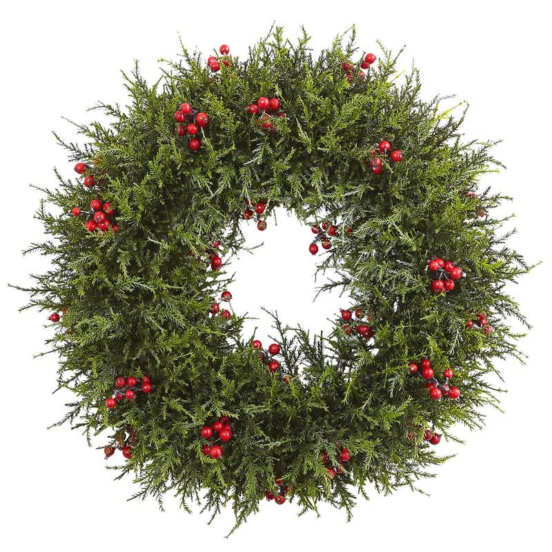 20"  Cedar Berry Wreath