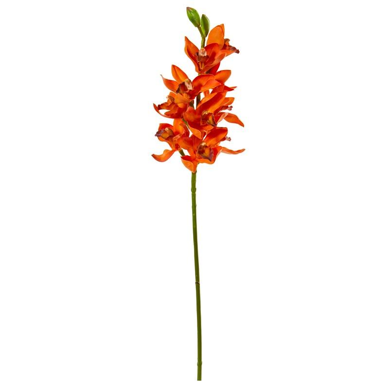 30"  Cymbidium Orchid Artificial Flower (Set of 6)