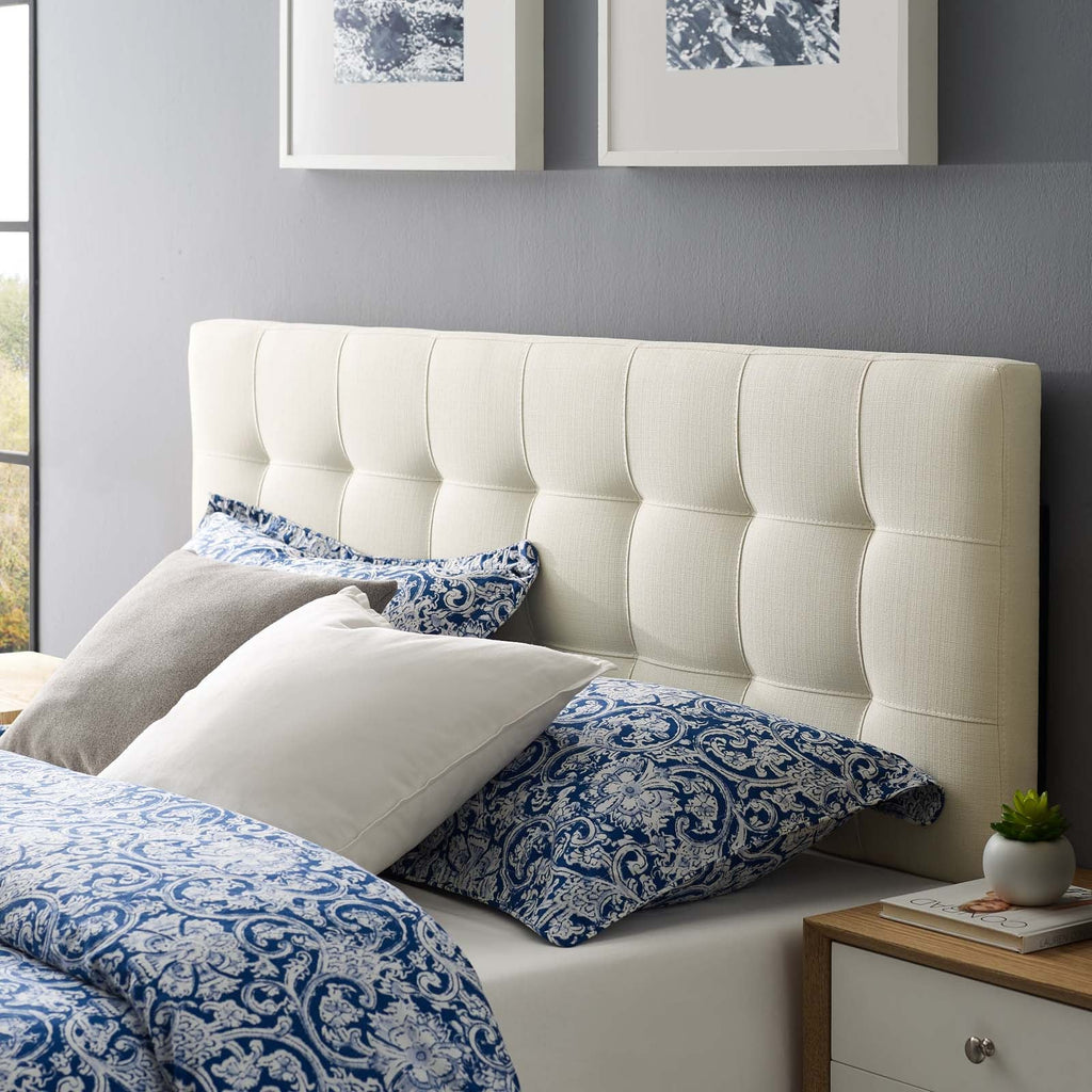 Lily Upholstered Fabric Queen Headboard by Modway