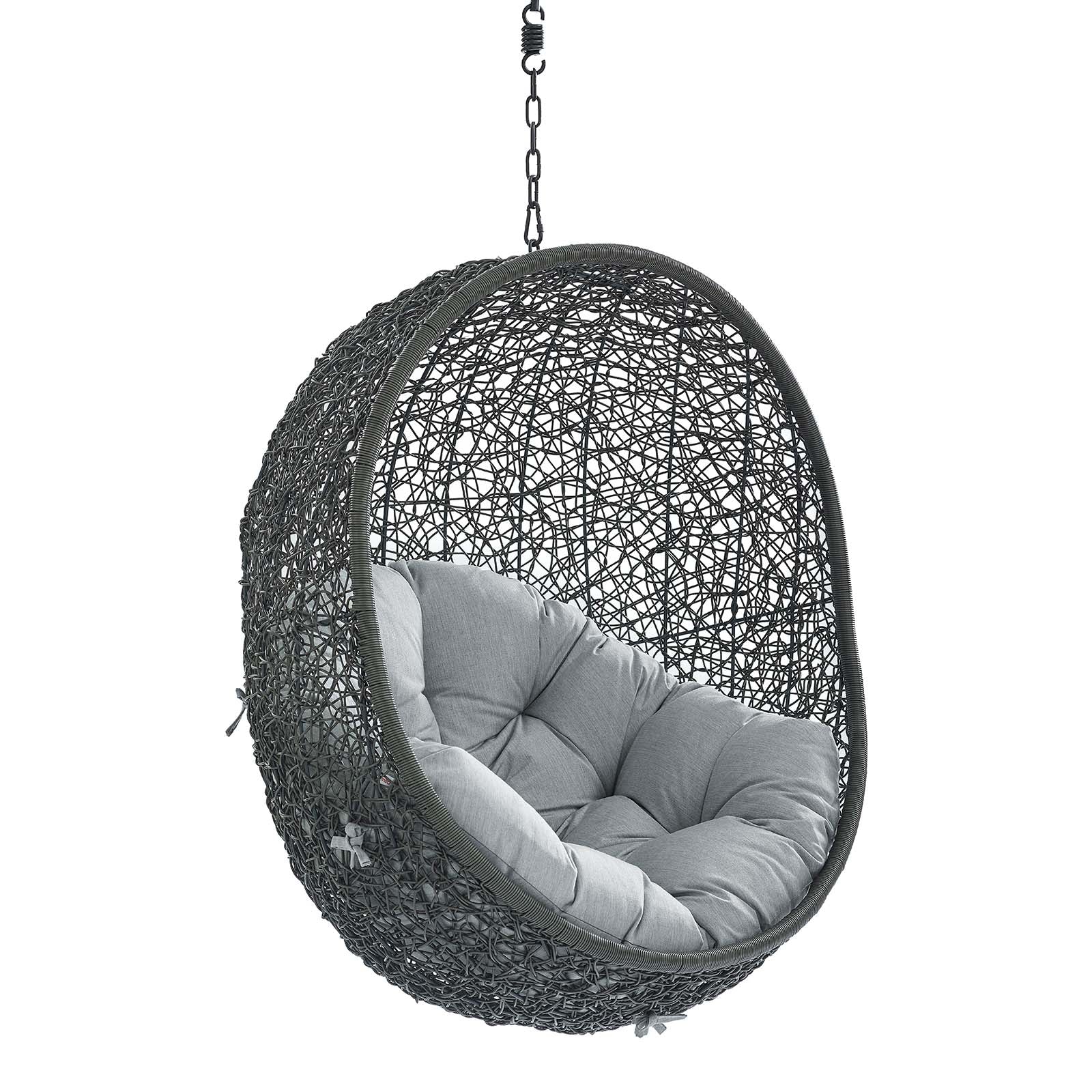 Hide Sunbrella¨ Fabric Swing Outdoor Patio Lounge Chair Without Stand by Modway