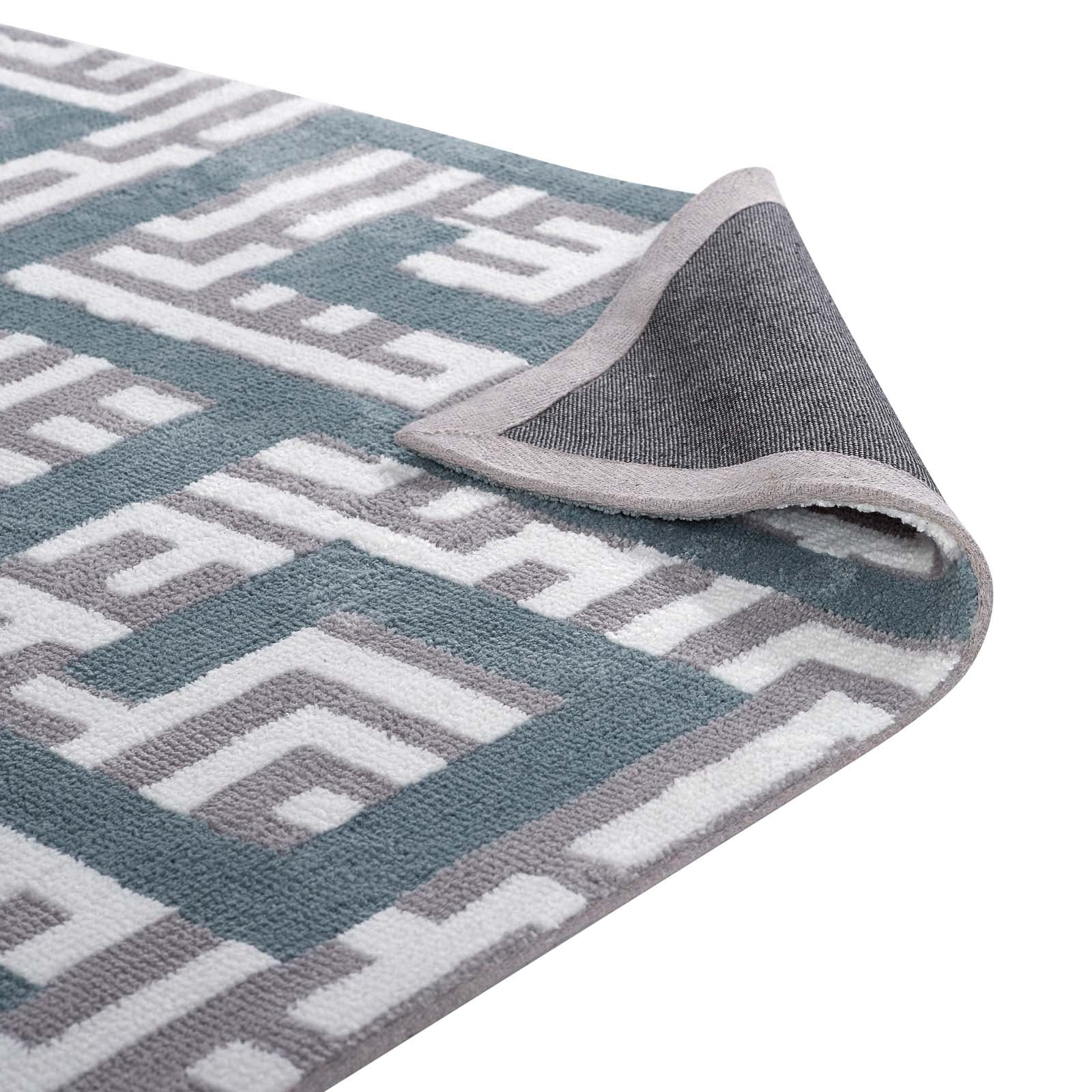 Nahia Geometric Maze 5x8 Area Rug by Modway