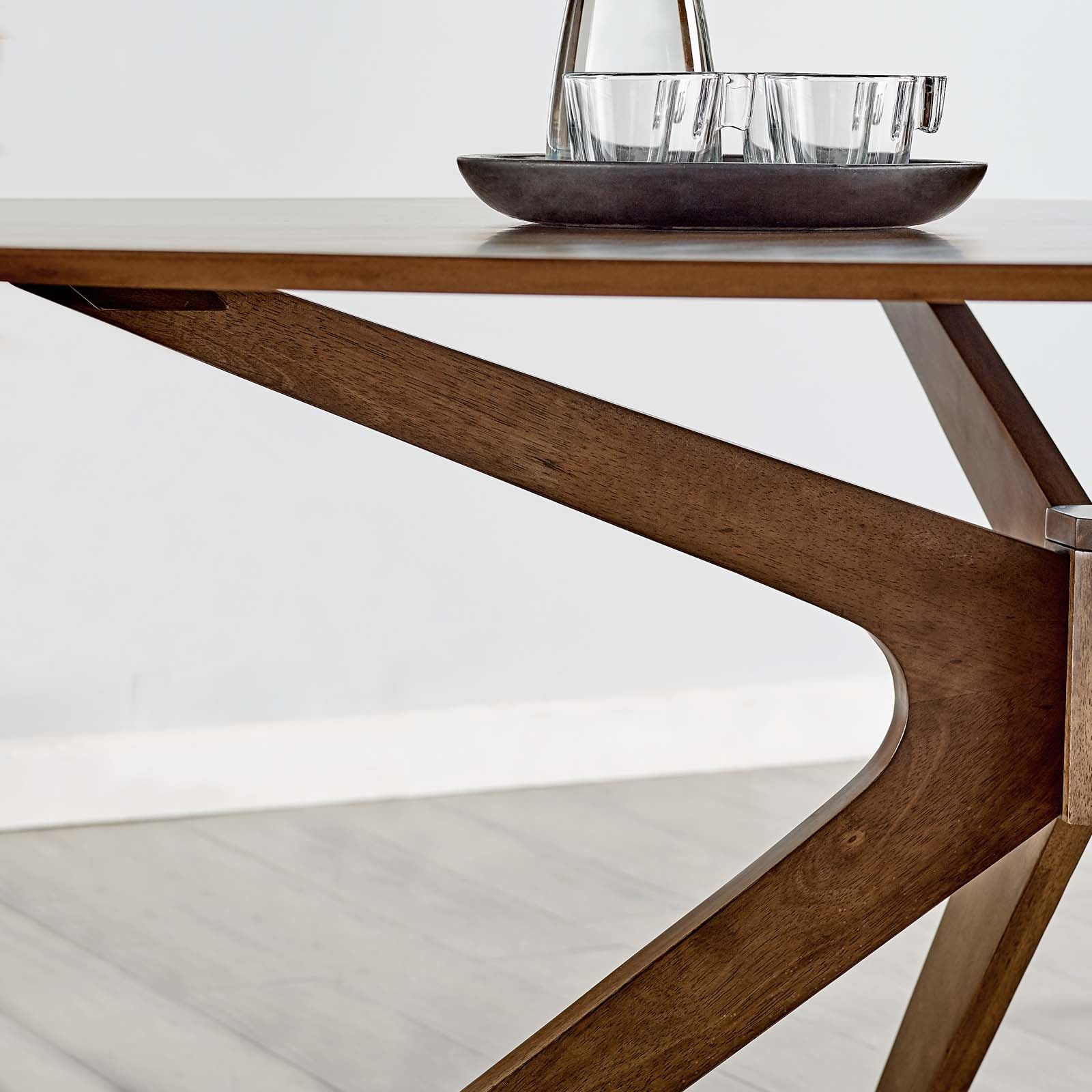 Crossroads 71" Oval Wood Dining Table by Modway