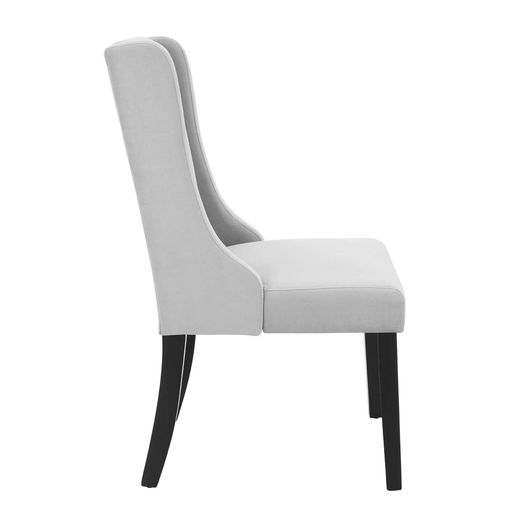 Renew Parsons Performance Velvet Dining Side Chairs Set of 2 by Modway