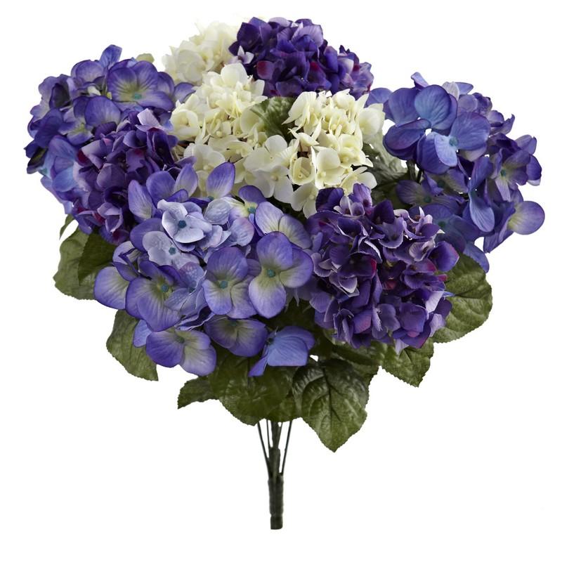 19"  Hydrangea Artificial Plant (Set of 3)