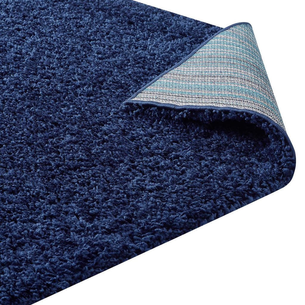 Enyssa Solid 5x8 Shag Area Rug by Modway
