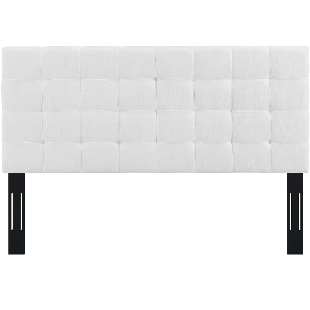 Paisley Tufted Upholstered Linen Fabric Full / Queen Headboard by Modway