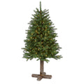5' Napa Valley Pine Artificial Christmas Tree w/ 200 Warm White LED Lights
