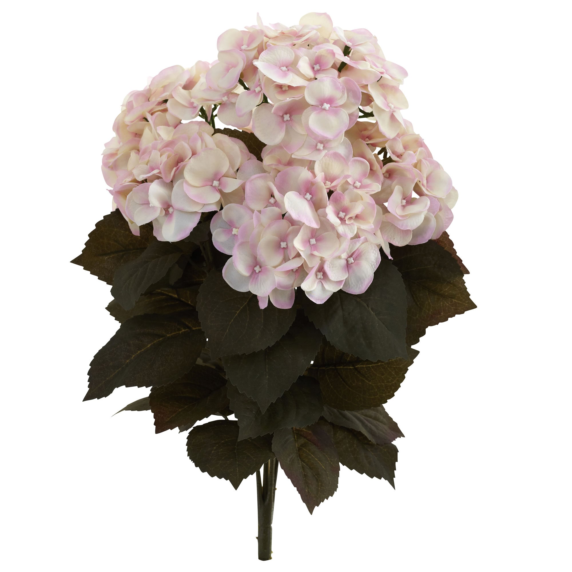 11" Rose Artificial Arrangement in Glass Vase (Set of 2)