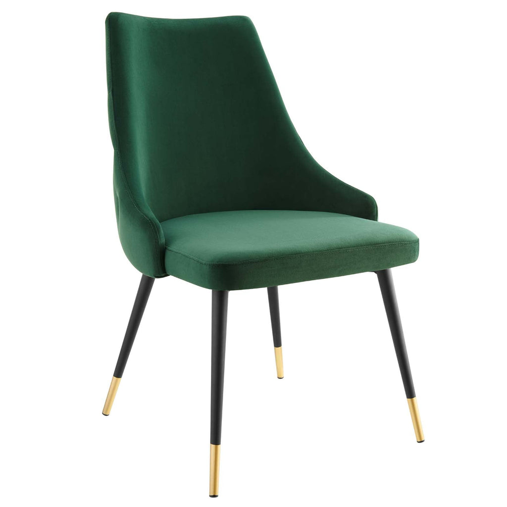 Adorn Performance Velvet Dining Side Chair Set of 2 by Modway