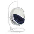 Hide Outdoor Patio Sunbrella¨ Swing Chair With Stand by Modway