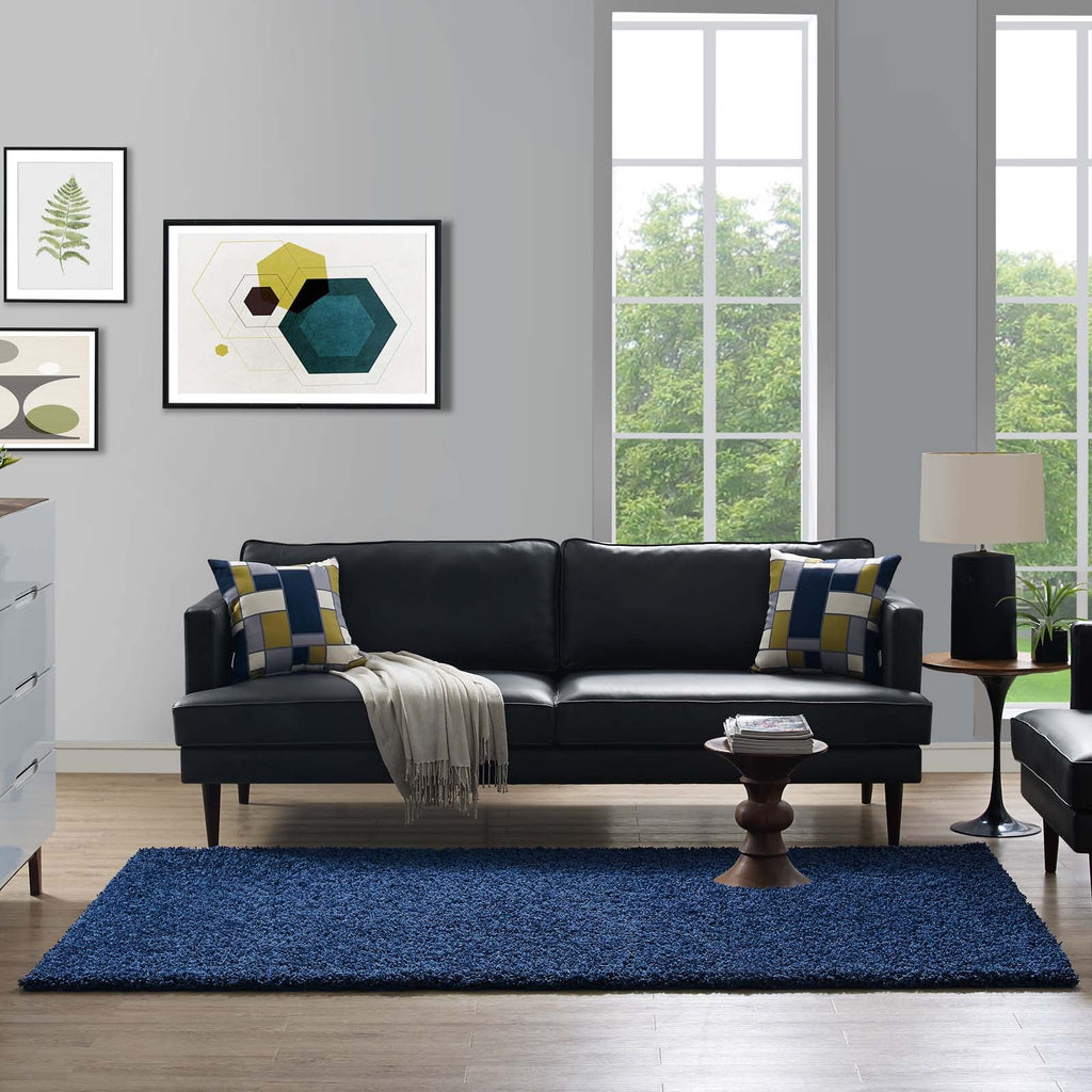 Enyssa Solid 5x8 Shag Area Rug by Modway