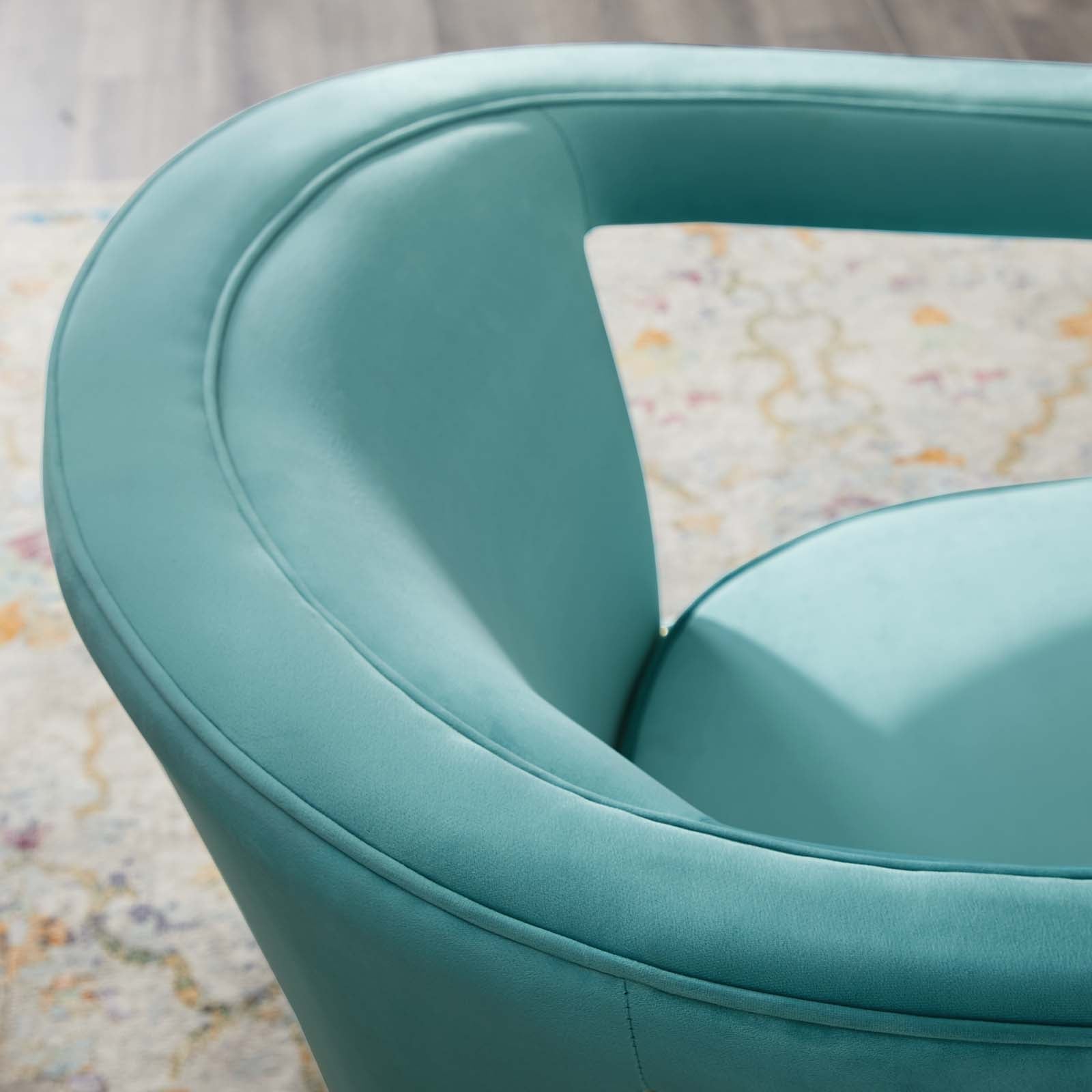 Frolick Performance Velvet Armchair by Modway