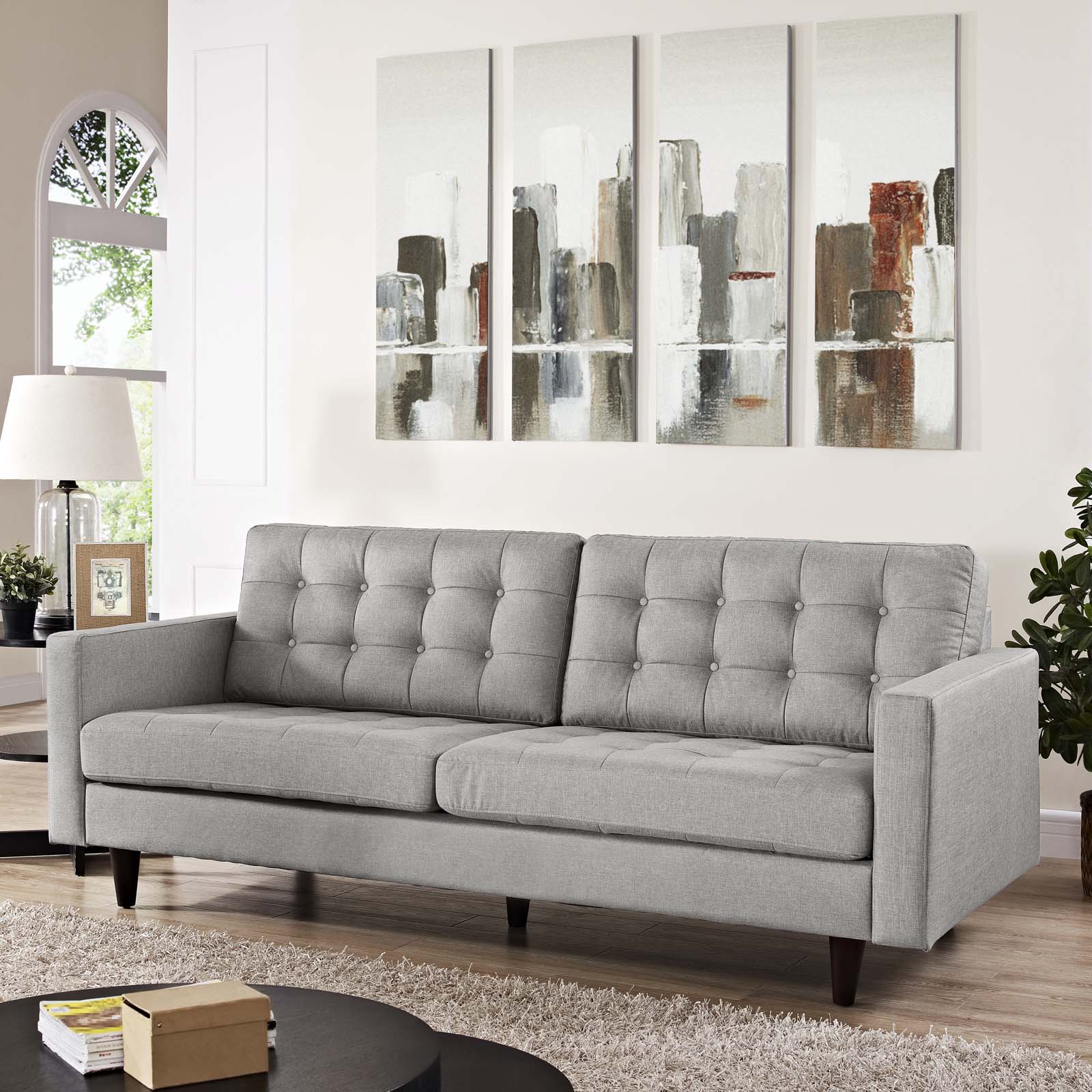 Empress Upholstered Fabric Sofa by Modway