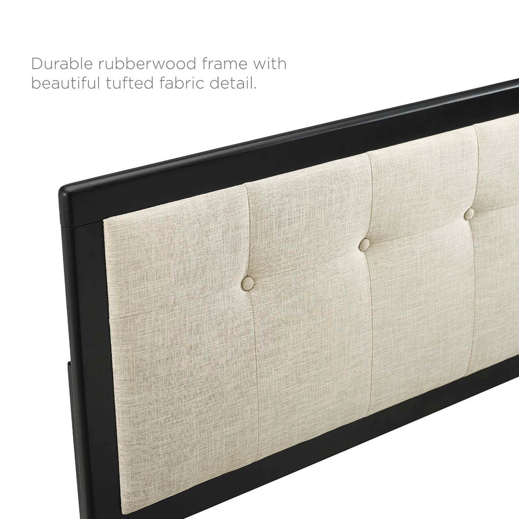 Draper Tufted Fabric and Wood Queen Headboard by Modway