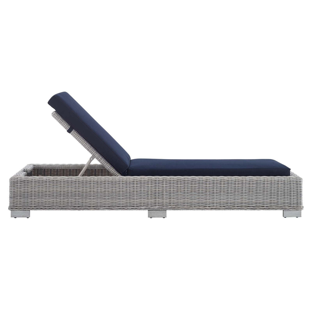 Conway Sunbrella¨ Outdoor Patio Wicker Rattan Chaise Lounge by Modway