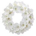24"  Amaryllis Artificial Wreath