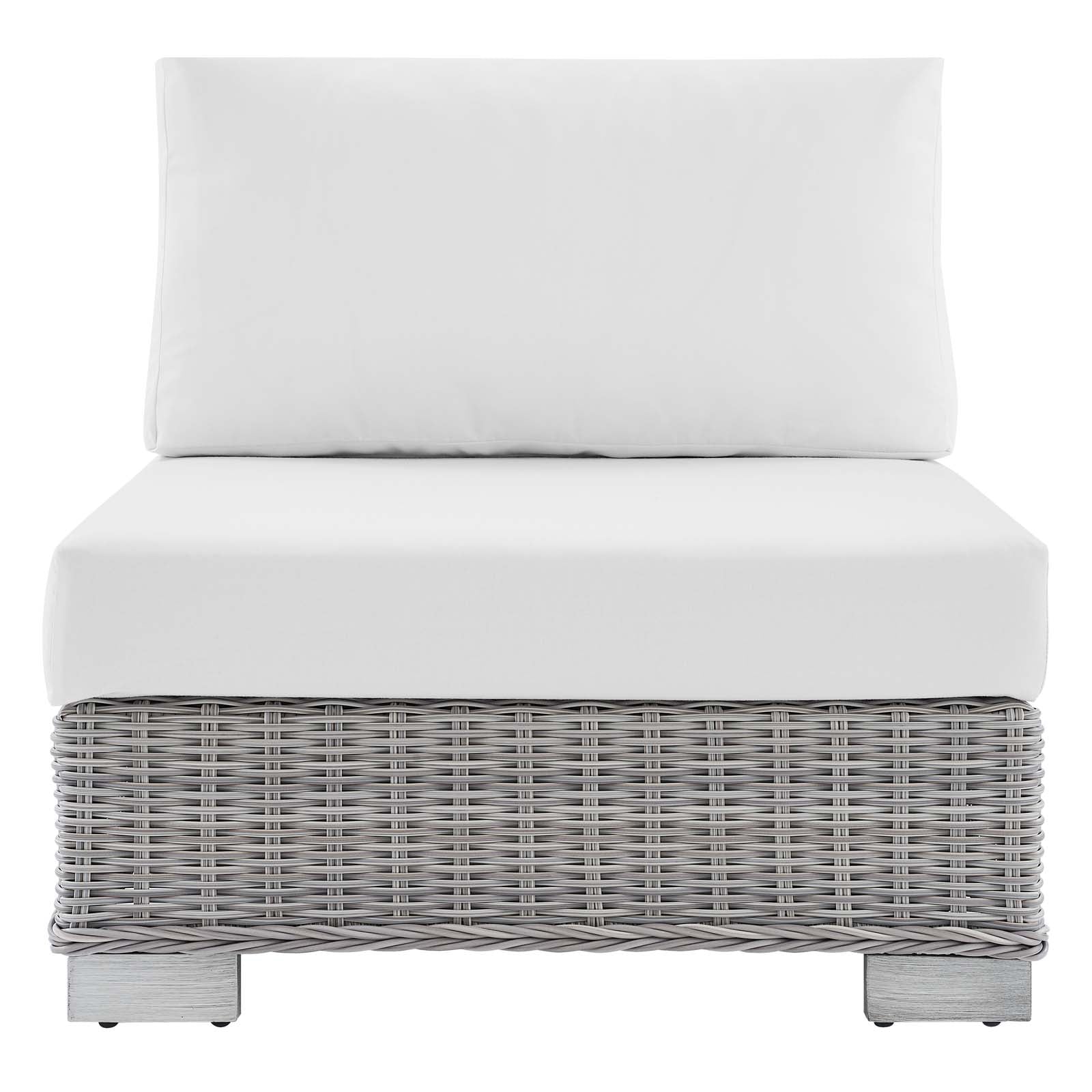 Conway Sunbrella¨ Outdoor Patio Wicker Rattan Armless Chair by Modway