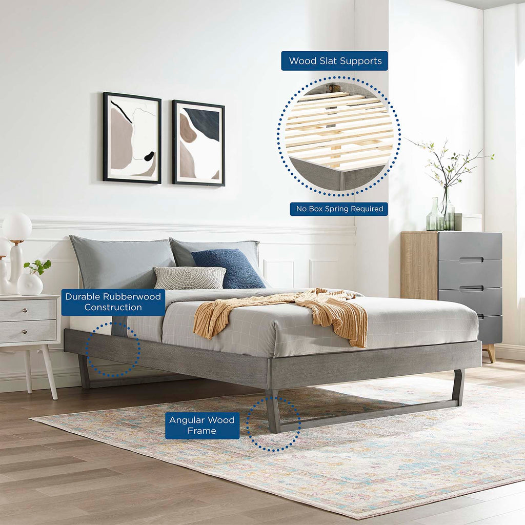Billie Wood Full Platform Bed Frame by Modway