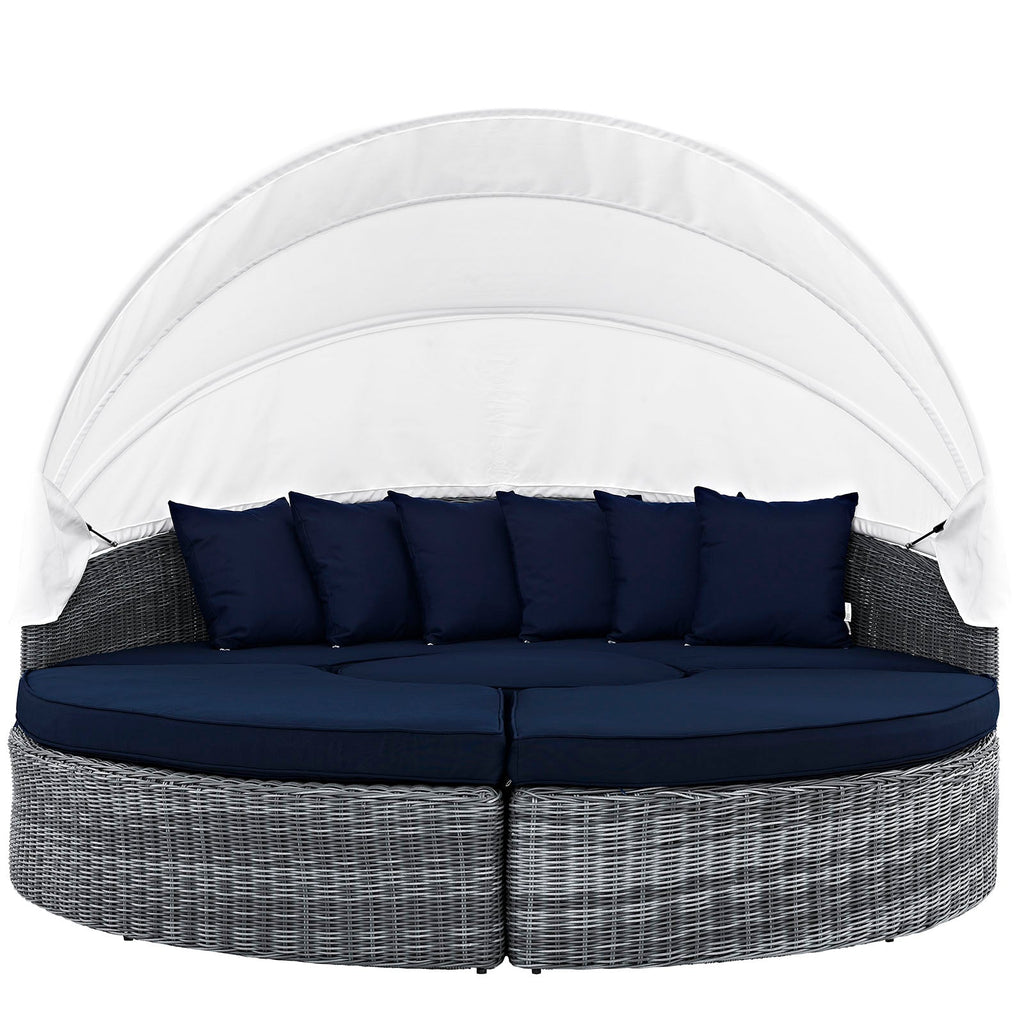 Summon Canopy Outdoor Patio Sunbrella¨ Daybed by Modway