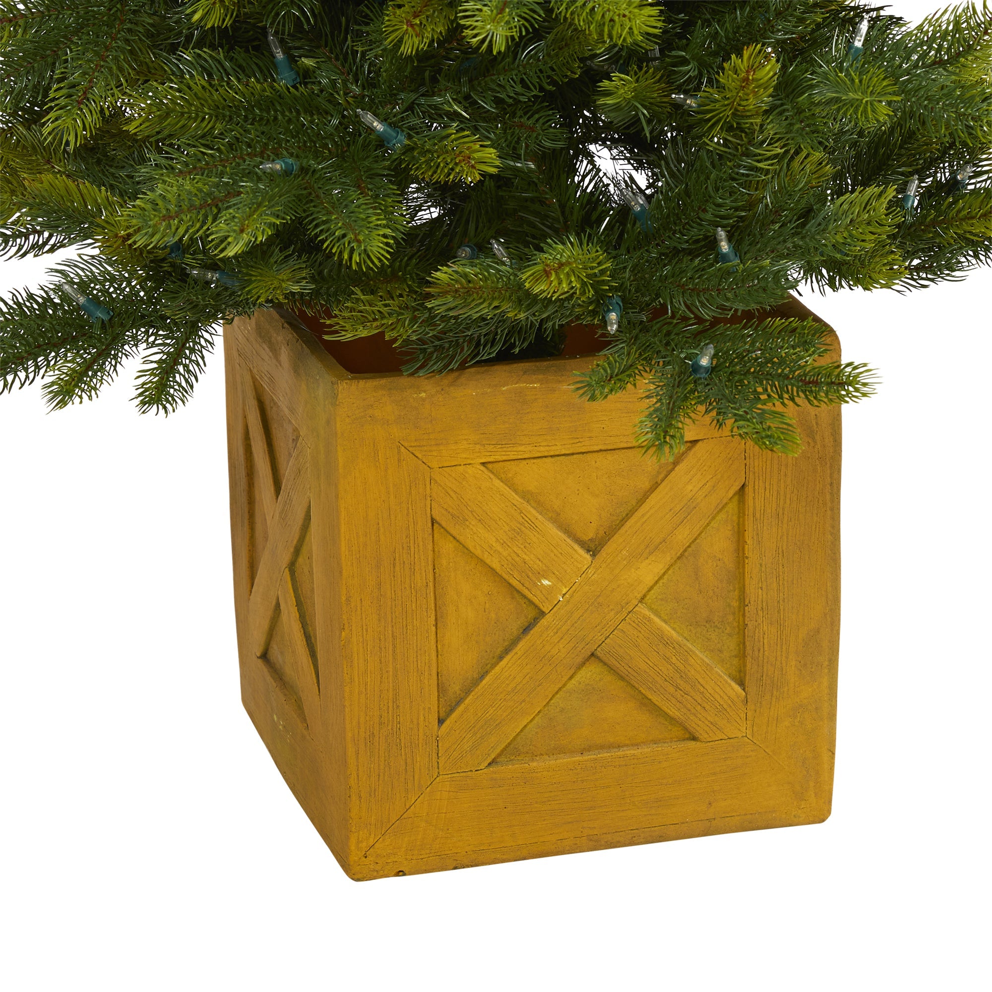 5' Manchester Fir Artificial Christmas Tree in Decorative Planter