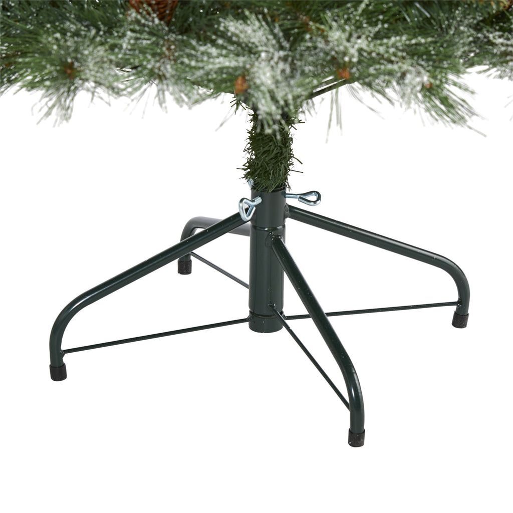 5' Snowed French Alps Mountain Pine Artificial Christmas Tree